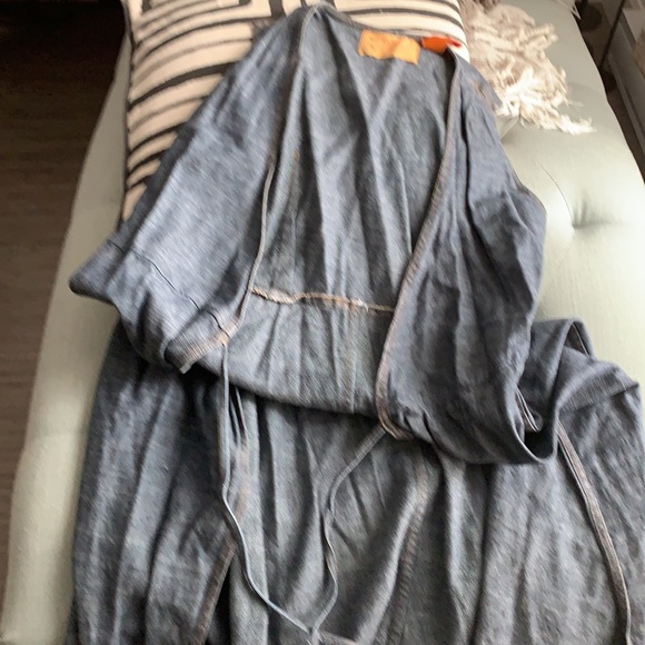 Wrap denim dress - Picture 2 of 7